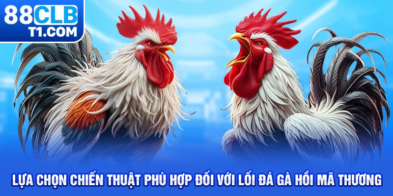 Lựa chọn chiến thuật phù hợp đối với lối đá gà hồi mã thương