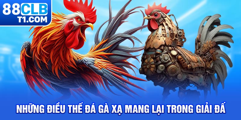 Những điều thế đá gà xạ mang lại trong giải đấu