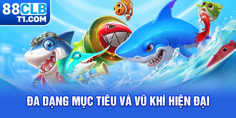 Đa dạng mục tiêu và vũ khí hiện đại